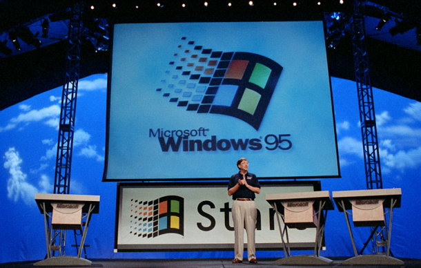 1995 - Win95 Launch (Bill Gates)